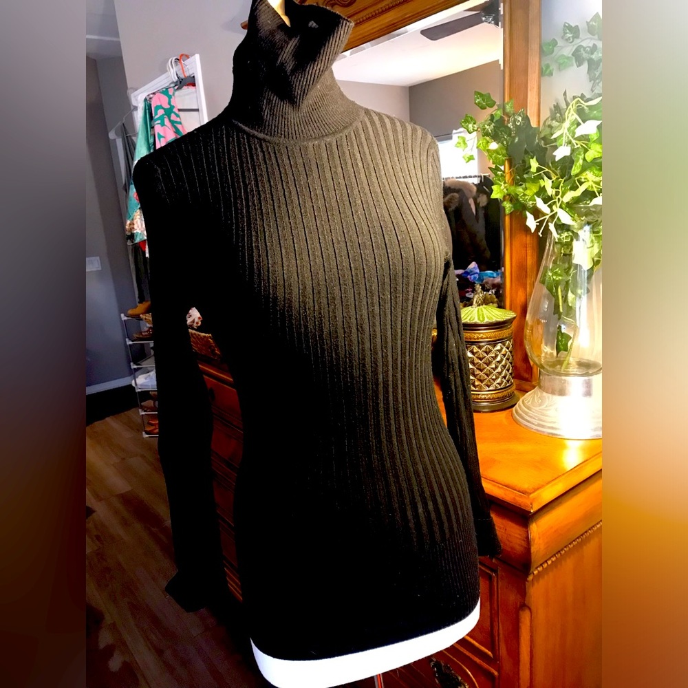 Black turtleneck